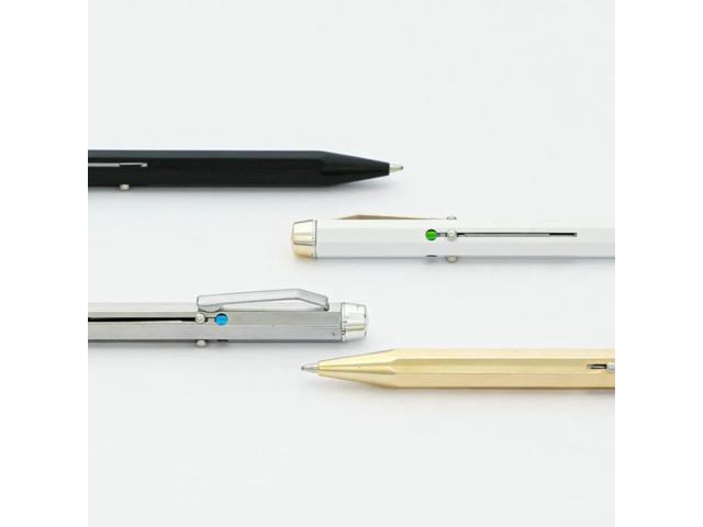 HIGHTIDE Penco 4-Color Ballpoint Pen: 5-1/2 in. (Silver)