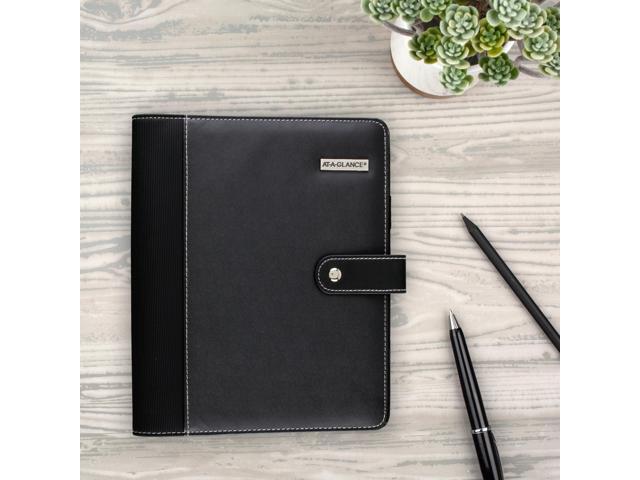 At-A-Glance Planner Starter Set with Snap Closure [Undated]: 5-1/2 in. x 8-1/2 in. (Black)