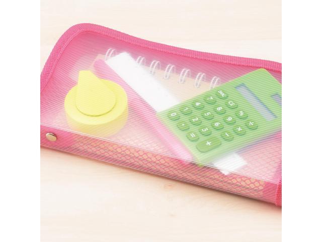 Yamato TapenFusen Pocket Size Sticky Note Dispenser: 3/5 in. x 33 ft. (Fluorescent Rose)