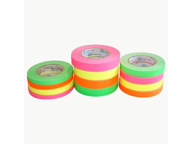 Pro Tapes Fluorescent Console Tape (PRO-Artist-Neon): 1/2 in. x 60 yds. (Fluorescent Green)