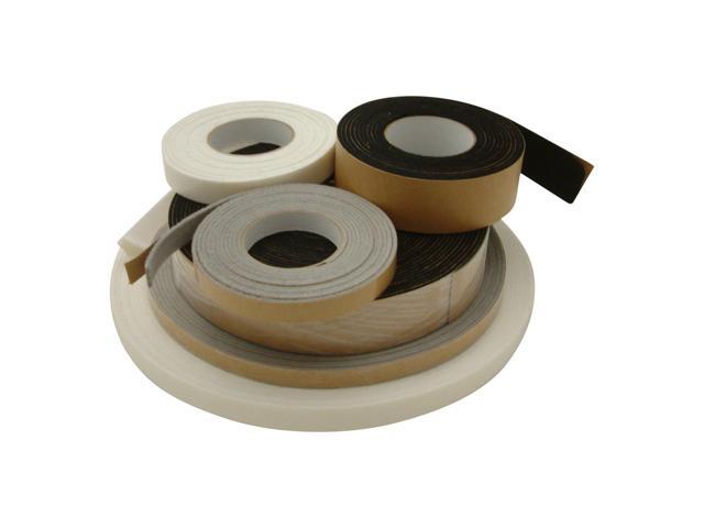 FindTape Polyester Felt Tape [3mm thick] (FELT-08): 1 in. x 10 ft. (Black)