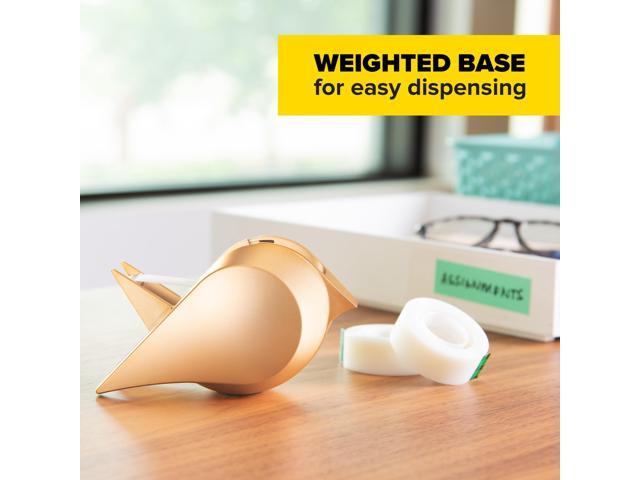 Scotch Gold Bird Desktop Tape Dispenser: 3/4 in. x 300 in. (Gold)