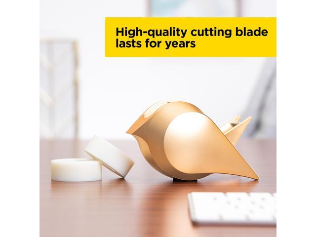 Scotch Gold Bird Desktop Tape Dispenser: 3/4 in. x 300 in. (Gold)