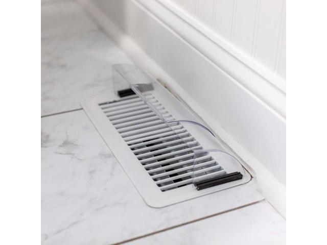 Duck Brand Air & Heat Vent Deflector: adjustable 10 in. to 14 in. deflector (Clear)