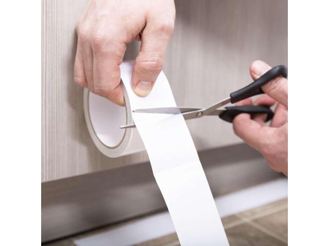 Duck Brand Double-Sided Vinyl Flooring Tape: 2 in. (48mm actual) x 50 ft. (White)