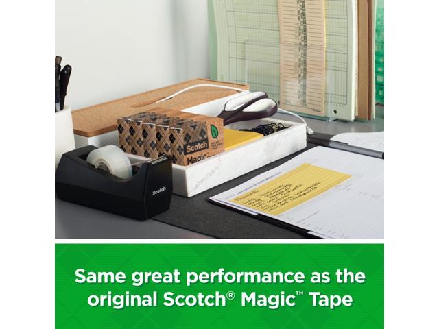 Scotch Magic Greener Tape Rolls [Invisible Matte Finish]: 3/4 in. x 75 ft. (Translucent) *3-pack