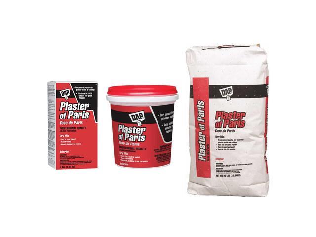 DAP 10310 Plaster of Paris, 8 lb, Bag, White, Plaster of Paris