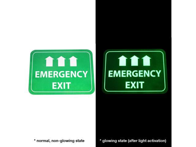 FindTape 'First Aid' Glow-In-The-Dark PVC Adhesive Floor Sign: 17 in. diameter circle (Photoluminescent)