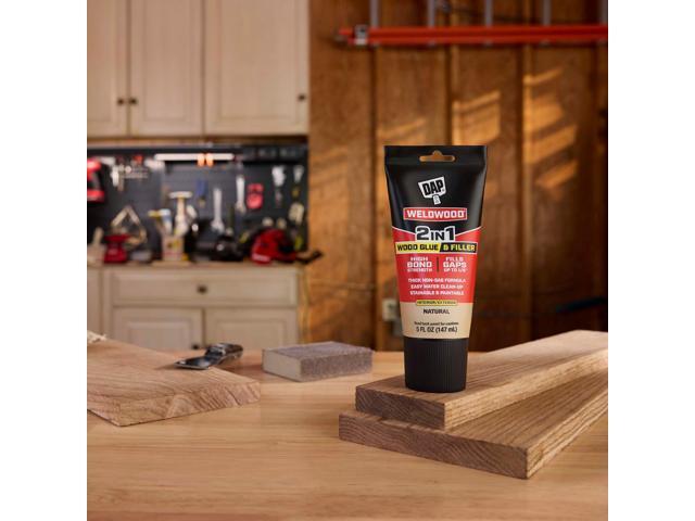DAP Weldwood 2 in 1 Wood Glue & Filler: 5 fl. oz. (Natural)