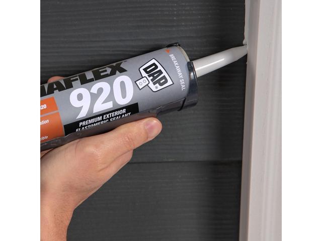 DAP DYNAFLEX 920 Premium Elastomeric Exterior Sealant: 10.1 fl oz. (Clay CL500)