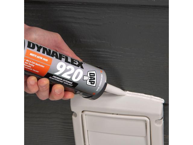 DAP DYNAFLEX 920 Premium Elastomeric Exterior Sealant: 10.1 fl oz. (Clay CL500)