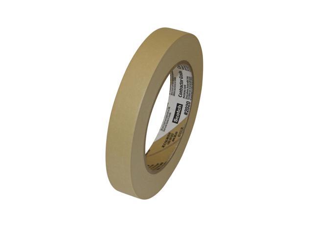 Scotch Contractor Grade Masking Tape (2020): 0.94 in. x 60 yds. (Tan) *6-pack