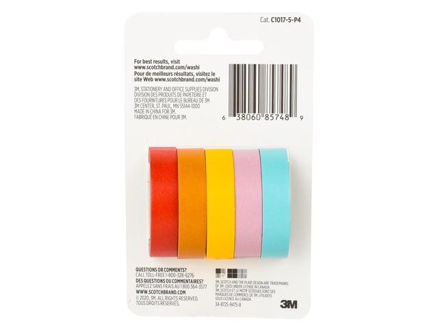 Scotch Washi Tape [5-Pack]: 5-pack (Earth Design)