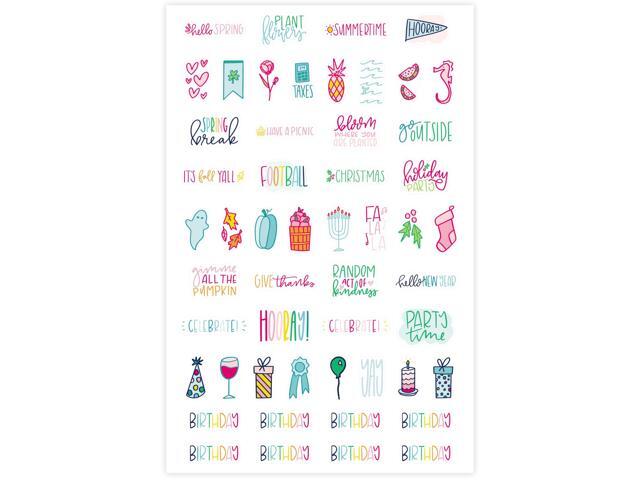 At-A-Glance Simplified System by Emily Ley Phrase Sticker Pack: 6-pack