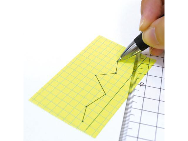 Yamato Memoc Gridded Sticky Note Dispenser: 2 in. x 33 ft. (Fluorescent Yellow)