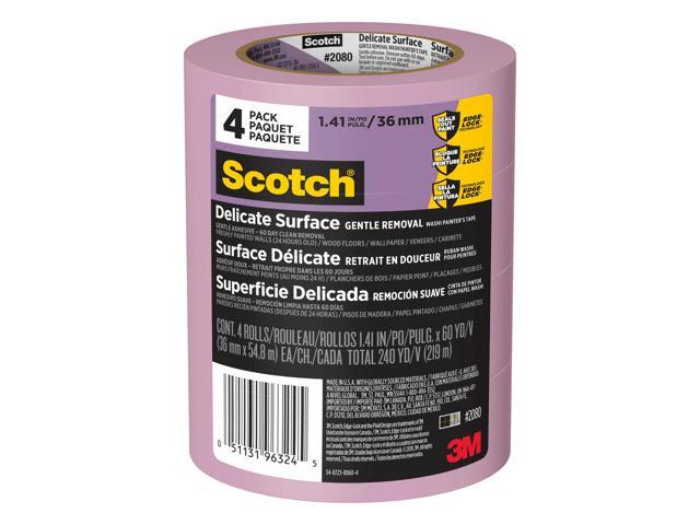 Scotch Delicate Surface Painters Tape: 1.41 in. x 60 yds. (Purple) *4-pack