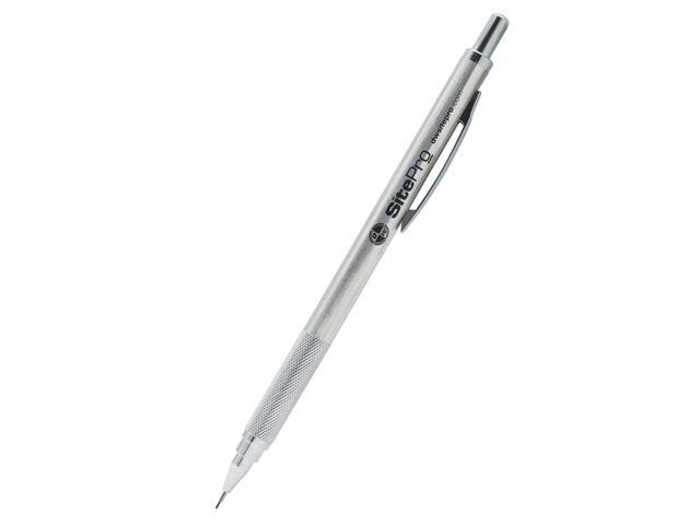 DW SitePro Mechanical Drafting Pencils: 2.0mm lead / 2 pencils / 2 replacement leads (Silver)