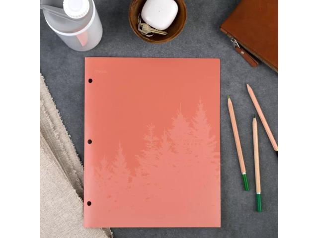 Five Star Recycled 2-Pocket Plastic Folder: 9 in. x 11 in. (Glacier Blue) *1 folder