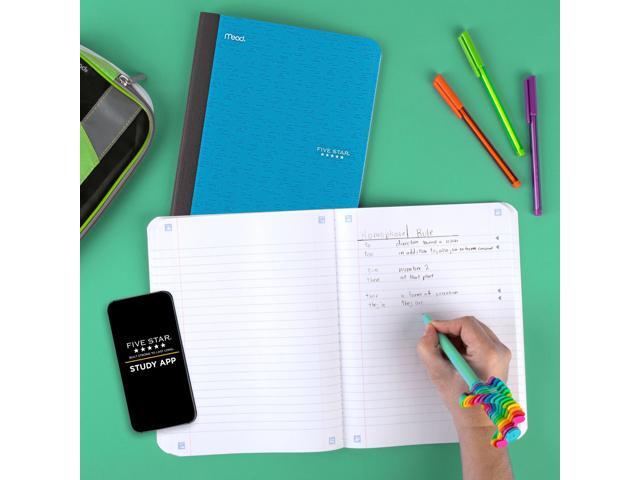 Five Star Composition Book [Wide Ruled]: 7-1/2 in. x 9-3/4 in. (Fire Red) *80 sheets