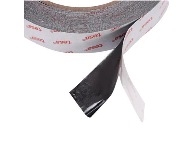 tesa Double-Sided High Performance Filmic Tape (61395): 2 in. (48mm actual) x 27.3 yds. (Black)