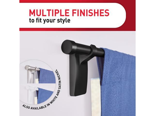 Command Curtain Rod Hooks [Removable]: 1-3/4 in. x 4 in. (White) *2-pack