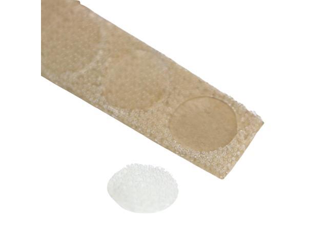 3M 1/2-inch Diameter Dual Lock SJ4570 Low Profile Coins [Clear]: 1/2 in. width (Clear)