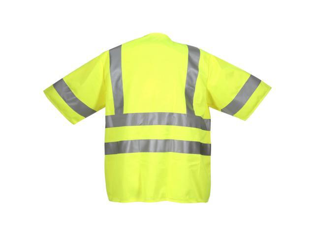 3M Scotchlite Reflective Short Sleeve Construction Safety Vest [Class 3]: L/XL (Hi-Viz Yellow)