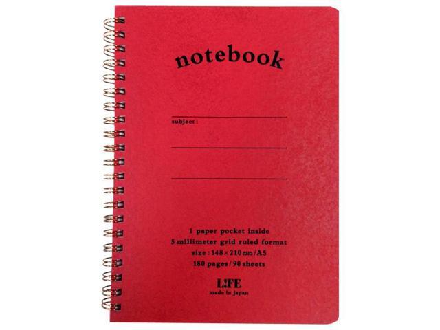Life Pocket Notes Spiral Bound Notebooks: 6 in. x 8 in. (Red)