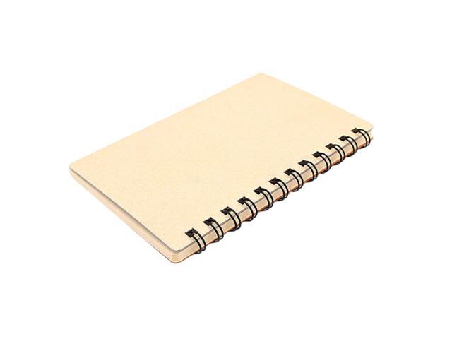 Life Noble Note Plain Mini Ring Notebook: 3 in. x 5 in. (Brown Cover, Blank Pages)