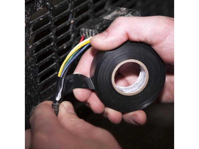 FindTape Premium Grade Electrical Tape [8 mils thick] (EL7566-AW): 1-1/2 in. x 66 ft. (Black)