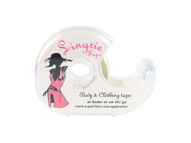 FindTape Singrie Body & Clothing Tape [Invisible, Double-Sided]: 5/8 in. x 16.5 ft. (Clear)