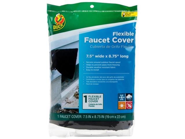Duck Brand Flexible Faucet Cover: 7-1/2 in. width (Black)