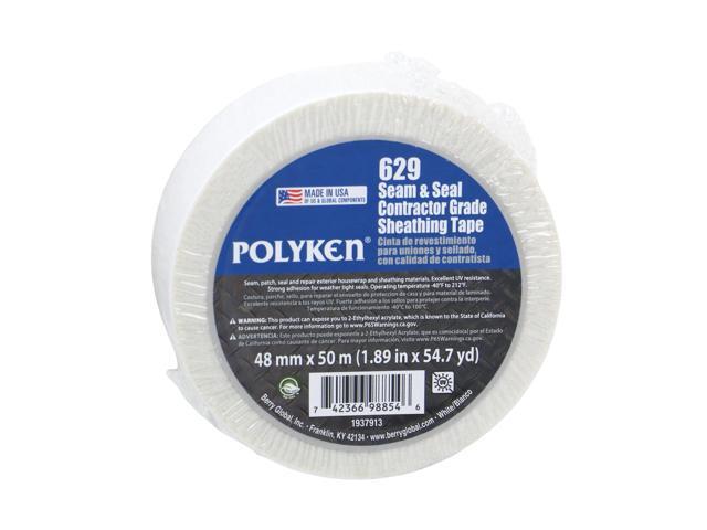 Polyken Seam & Seal Contractor Grade Sheathing Tape: 2 in. x 55 yds. (White)