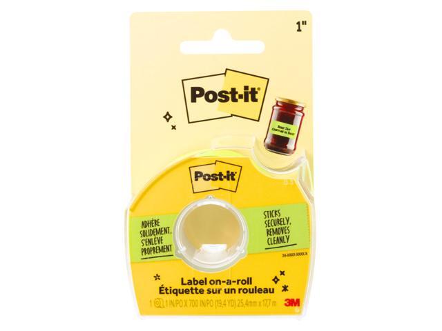 Post-it Labeling and Cover-up Tape: 1 in. x 700 in. (Neon Green) 658LRG