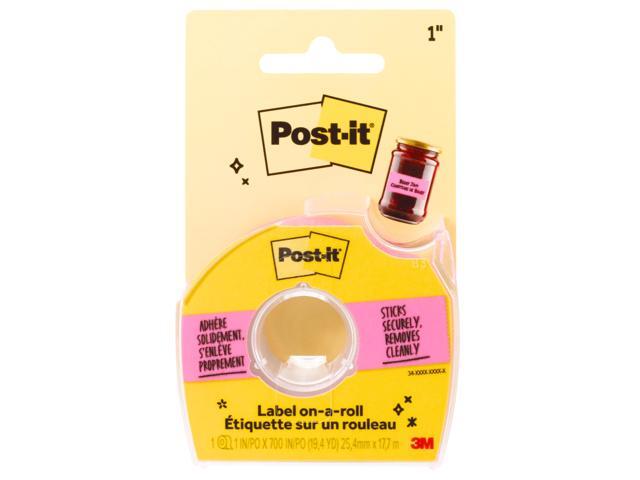 Post-it Labeling and Cover-up Tape: 1 in. x 700 in. (Neon Pink) 658LRP