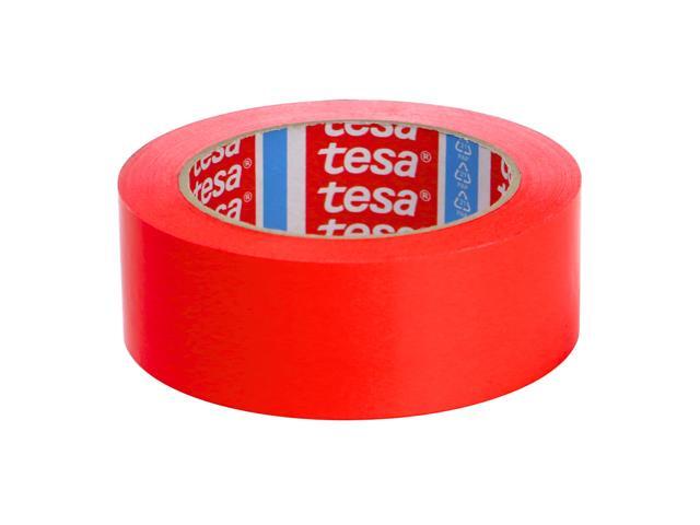 tesa PVC Packaging Tape: 1-1/2 in. x 72 yds. (Red)