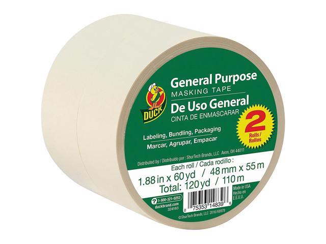 Duck Brand Masking Tape: 1.88 in. x 60 yds. (Natural) *2-pack 286507