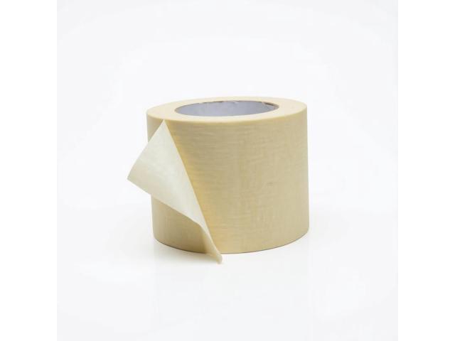 JVCC Economy Grade Masking Tape: 4 in. (96mm actual) x 60 yds. (Natural)