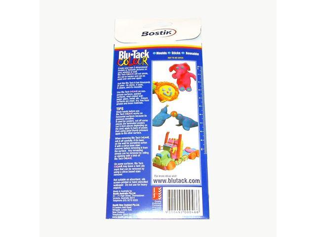 Bostik Blu-Tack Reusable Adhesive: 75g [orange, green, pink, blue & yellow - 5 strips/pack] / Assorted (Orange, Green, Pink, Blue & Yellow)