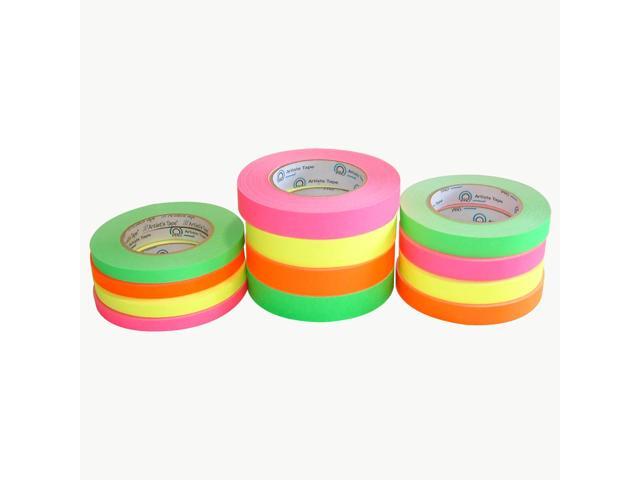 Pro Tapes Pro-Artist-Neon Fluorescent Artist / Console Tape: 3/4 in x 60 yds. (Fluorescent Pink)