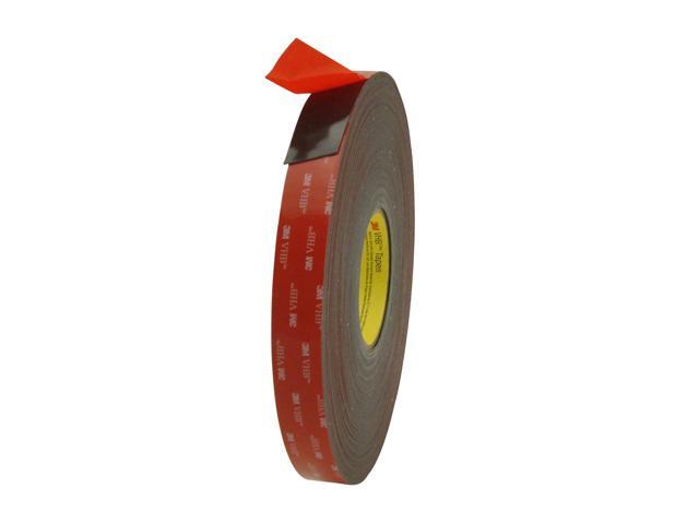 3M VHB Tape [40 mil / flame retardant] (5958FR): 1/2 in. x 15 ft. (Black)