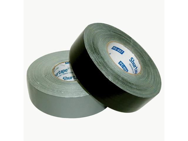 Shurtape Duck Pro Professional Grade Co-Extruded Cloth Duct Tape (PC-657): 2 in. (48mm actual) x 60 yds. (Black)