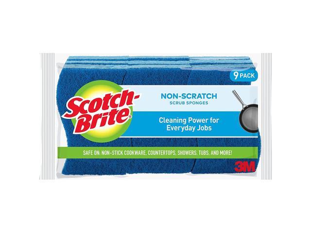 3M 93684 Scotch Brite 9 Pack Non-Scratch Scrub Sponges