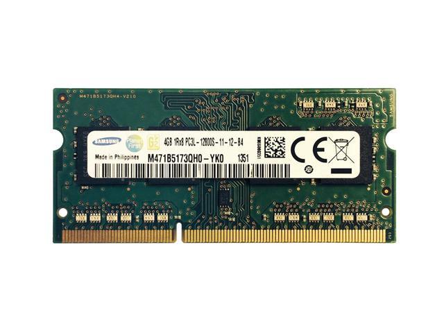 SAMSUNG M471B5173QH0-YK0 4GB DDR3L PC3-12800 CL11 512MBX64 512MX8 1.35V 204P SODIMM