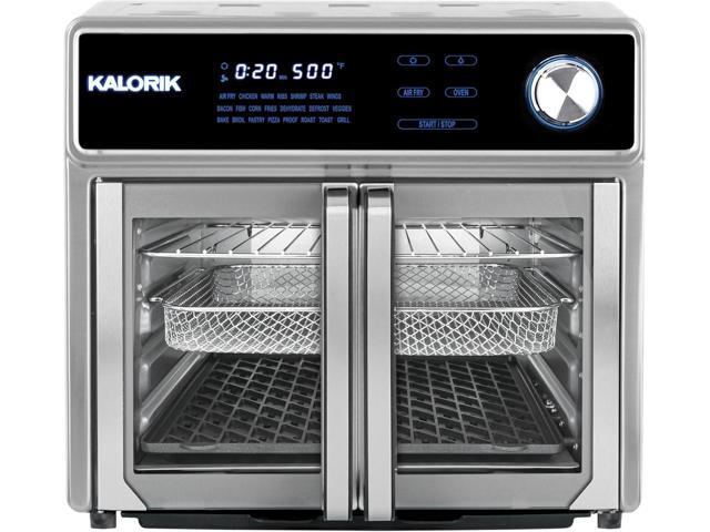 Kalorik Air Fryer Oven Grill MAXX Series 26-Quart with Smokeless Sear Technology Digital Controls Easy-View Door and 22 Smart Cooking Presets,...