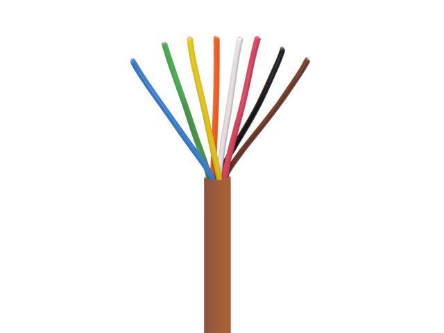 18/8 Thermostat Wire HVAC Bare Copper Cable CMR/Riser-Rated Power Circuit 250ft