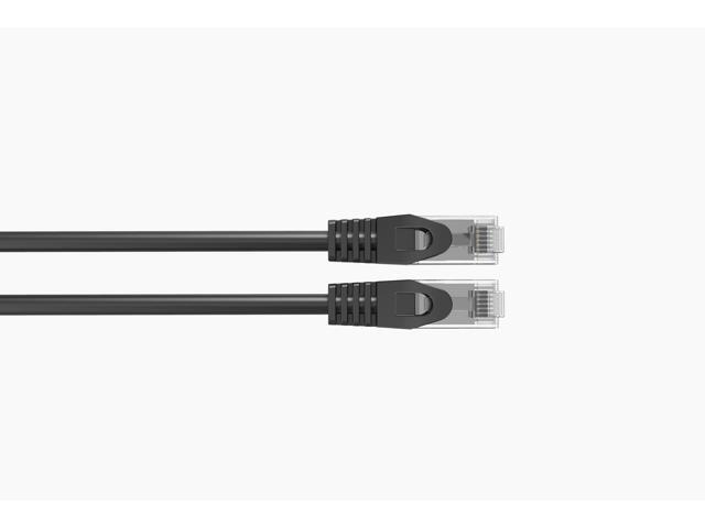 CAT6 Slim Ethernet Patch Cable 28AWG 3 ft. Black 5 Pack