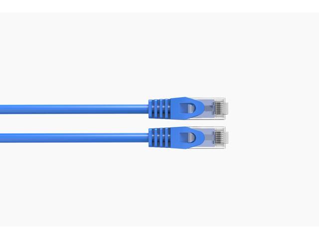 CAT6 Slim Ethernet Patch Cable Blue 28 AWG 2FT 5 PACK