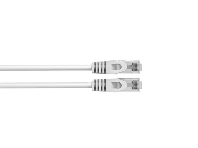 CAT6 Slim Ethernet Patch Cable White 2FT 5 PACK
