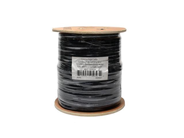12/2 Low Voltage Landscape Wire Outdoor Lighting Direct Burial Copper Cable 12AWG